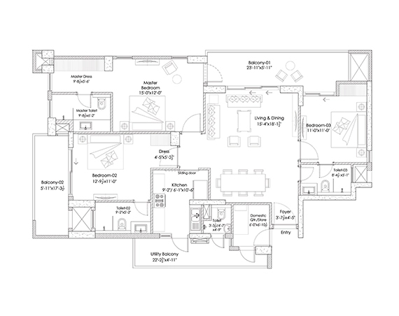 Emaar DigiHomes floor plans
